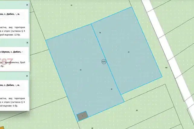 Plot in Oblast Shumen, Dibich