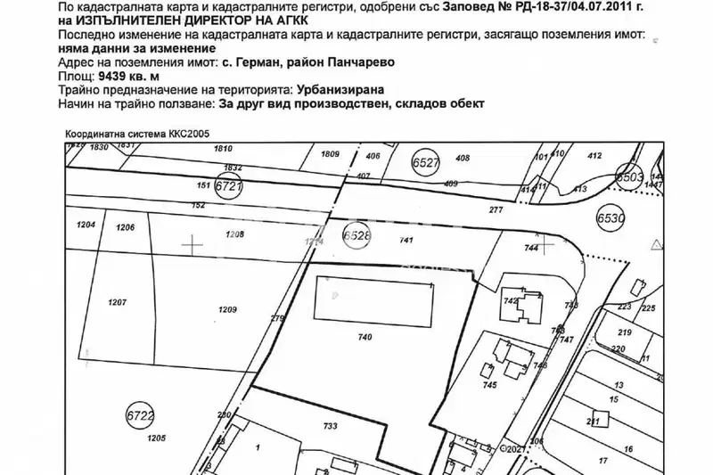 Парцел в с. Герман
