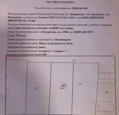 Photo 5 — Plot in Oblast Pazardjik, Isperihovo