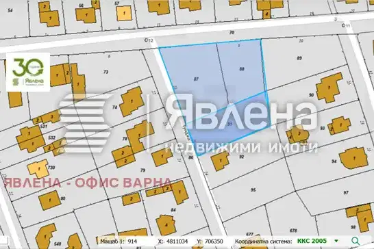 Парцел в Добрич, с. Оброчище