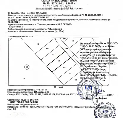 Photo 2 — Plot in Burgas, Tynkovo
