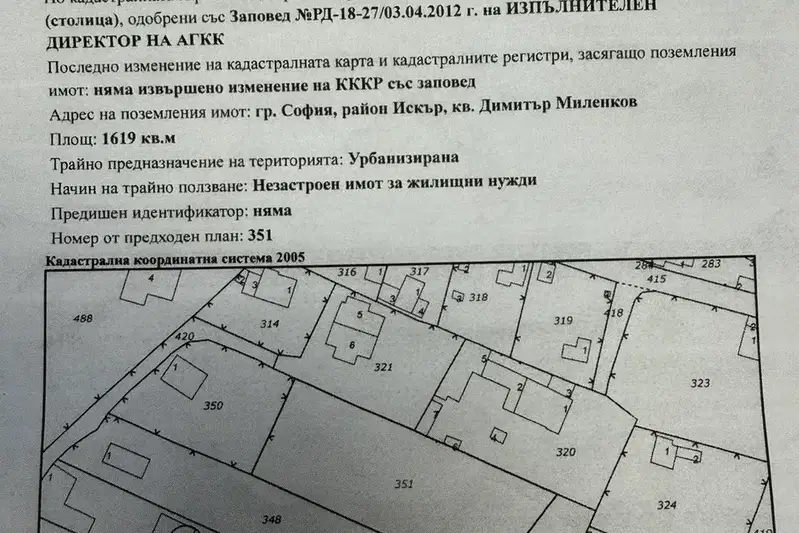 Парцел в София, Димитър Миленков
