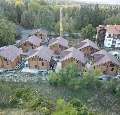Снимка 5 — Двуетажна дървена вила с двор в Банско, близо до ски пистата