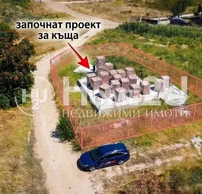Снимка 2 — Двуетажна къща с 3 спални в Беломорски, Пловдив с гледка