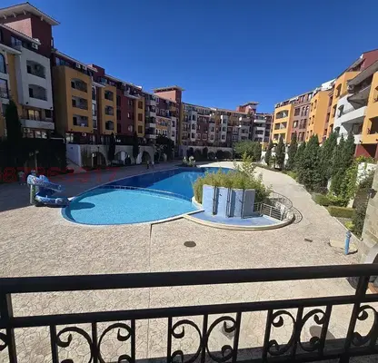 Снимка 5 — Студио с тераса и гледка към басейна в Ахелой, Marina Cape