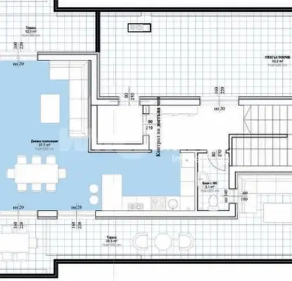 Photo 3 — Four-room apartment in Asenovgrad with modern building