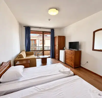 Снимка 4 — Студио апартамент с балкон в Банско, Bellevue Residence