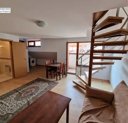 Снимка 2 — Двустаен апартамент в Банско с тераса и гледка към планината