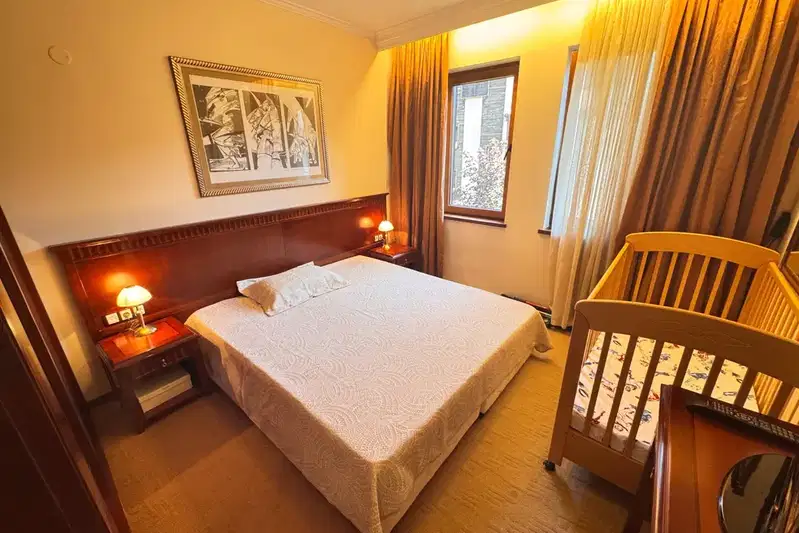 Two-room apartment with balcony in downtown Bansko