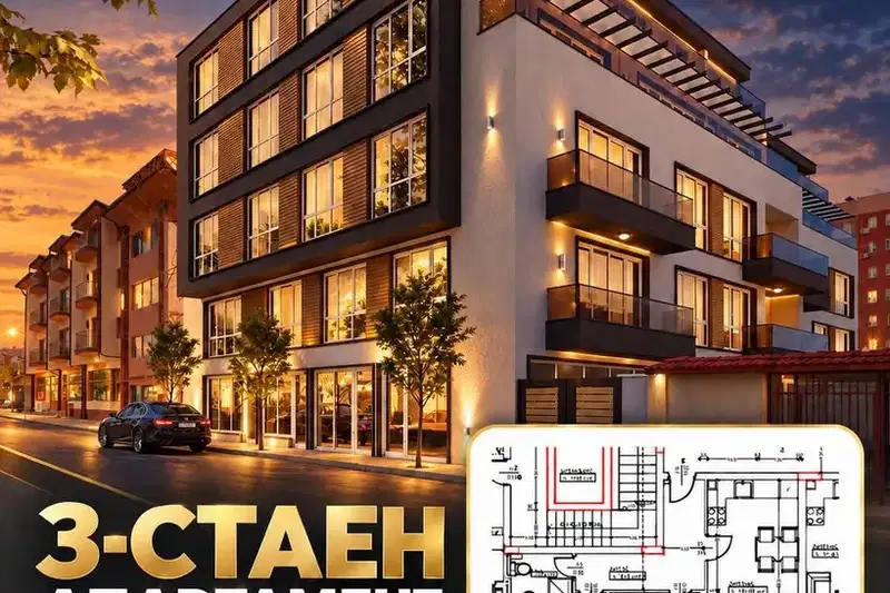 3-room apartment in Blagoevgrad, Elenovo 2 with elevator