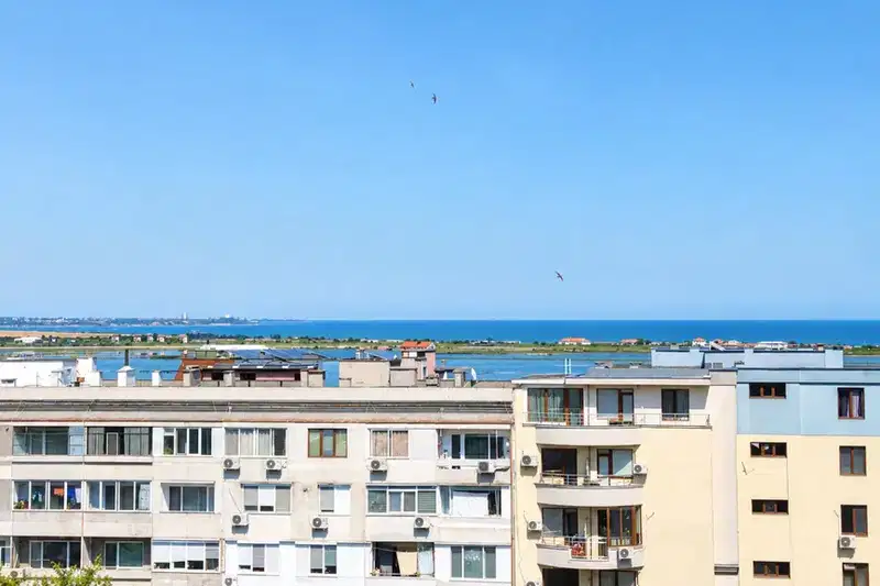 Two-room apartment with terrace and view in Izgrev, Burgas