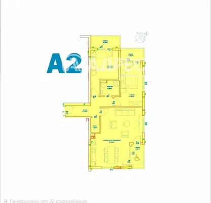 Снимка 4 — Тристаен апартамент в Изгрев, Бургас с три тераси