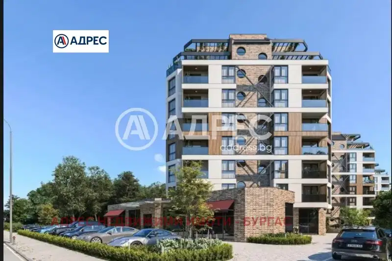 Two-room apartment in Burgas, Madika with elevator