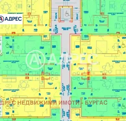 Снимка 3 — Двустаен апартамент в Бургас, Мадика с асансьор