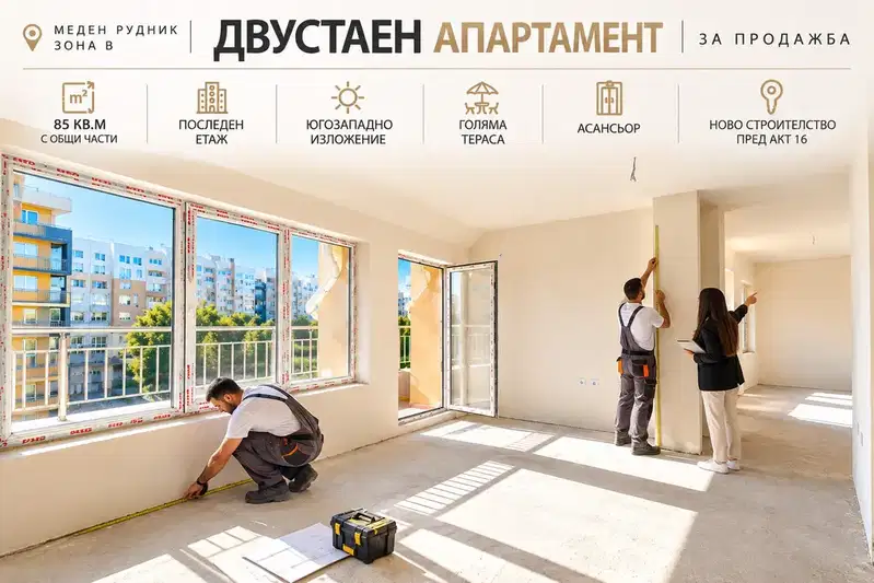 2-bedroom apartment in Burgas, Meden Rudnik - Zona V