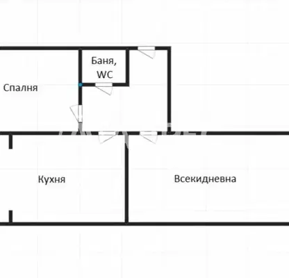 Снимка 4 — Двустаен апартамент с две тераси в кв. Победа, Бургас