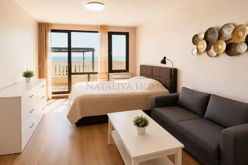 One-room apartment in Sarafovo, Burgas with terrace