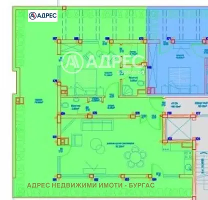 Снимка 4 — Двустаен апартамент с голяма тераса в Славейков, Бургас