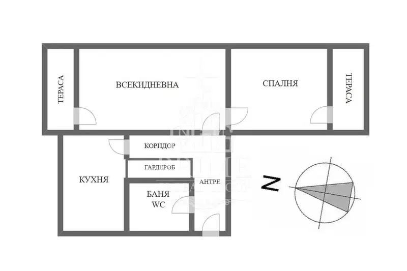2-room apartment with sea view in Slaveykov, Burgas