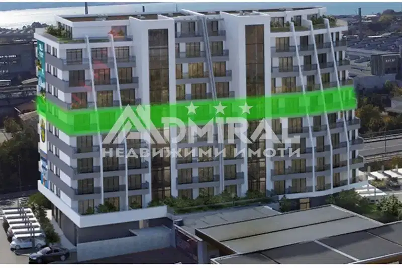 Two-room apartment with two balconies in Slaveykov, Burgas