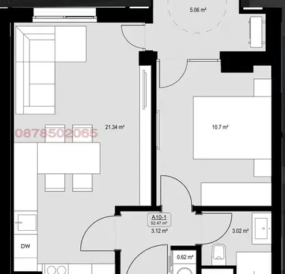 Photo 3 — 2-bedroom apartment in Burgas, Slaveikov