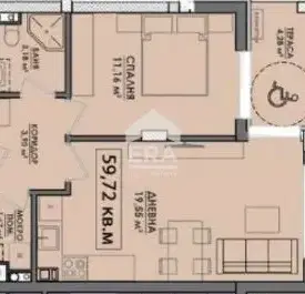 Photo 5 — 2-bedroom apartment in Burgas, Slaveikov
