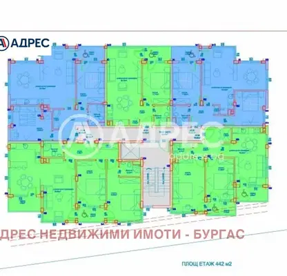 Photo 3 — Three-room apartment in Slaveykov, Burgas with elevator