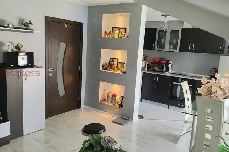 Three-room apartment with barbecue area in Slaveykov, Burgas