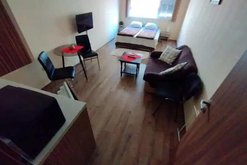 One-room apartment in Vazrazhdane residential complex, Burgas with terrace