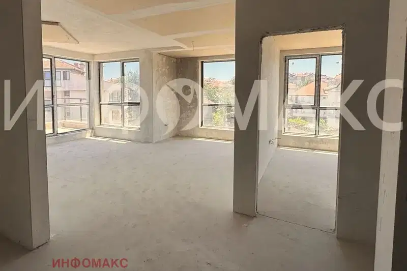 Двустаен апартамент с морска панорама в Черноморец
