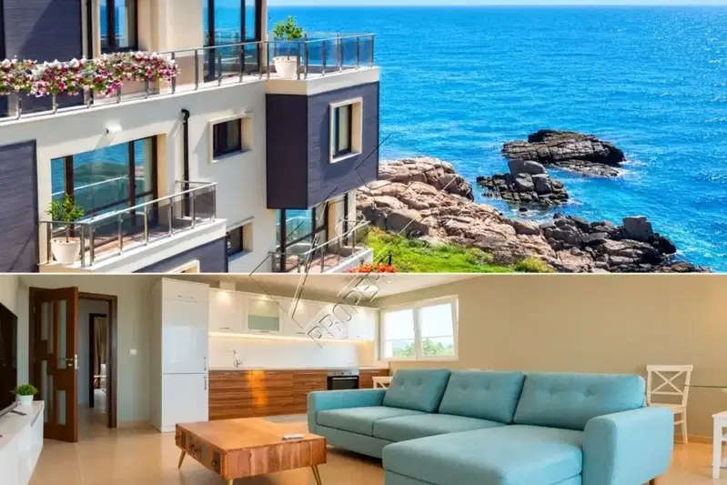 Three-room apartment with terrace in Chernomorets, Burgas region