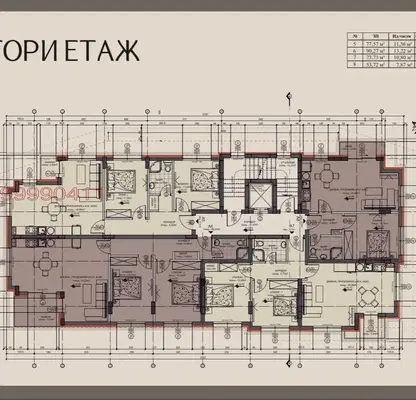 Снимка 3 — Тристаен апартамент в Димитровград с паркинг и асансьор