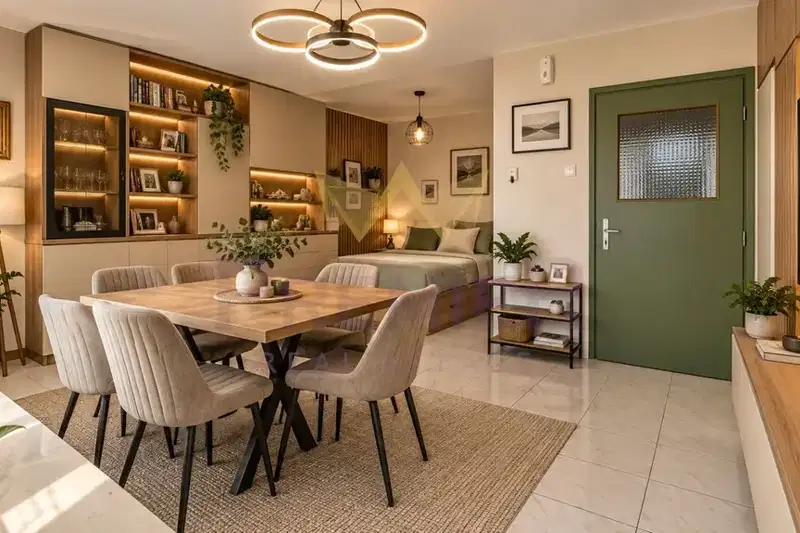 Two-room apartment in Dobrich with south aspect and terrace