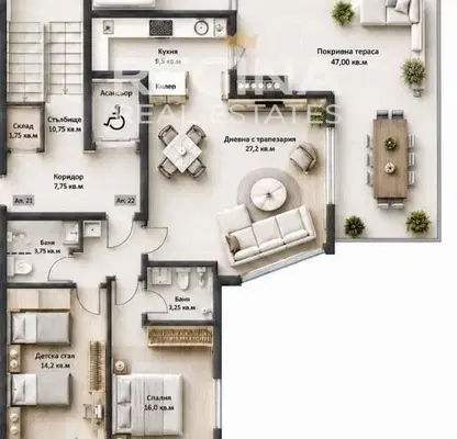 Photo 3 — Attic 3-room apartment with 360° view in Hisarya