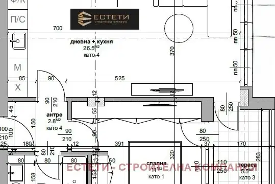 2-bedroom apartment in Stara Zagora, Kazanlyk