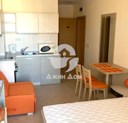 Photo 2 — One-room apartment in Sunny Beach resort with terrace and pool view
