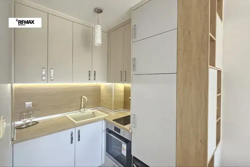 Two-room apartment with pool view in Sunny Beach