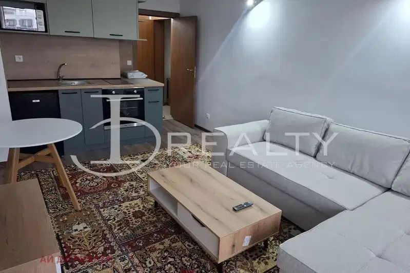 Two-room apartment in Sunny Beach with terrace and elevator