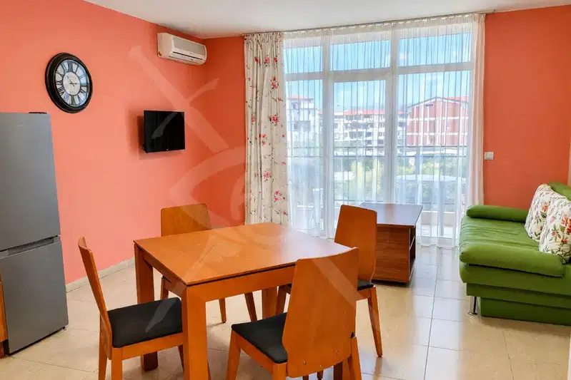 Two-room apartment in Sunny Beach with terrace