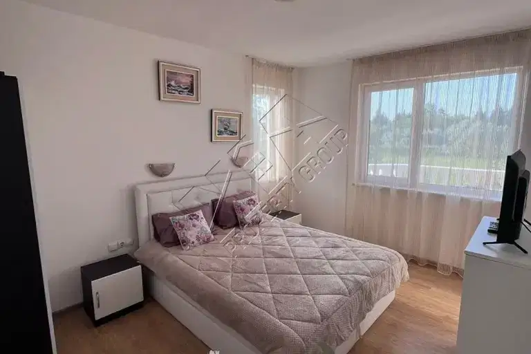 Two-room apartment in Sunny Beach with terrace and view