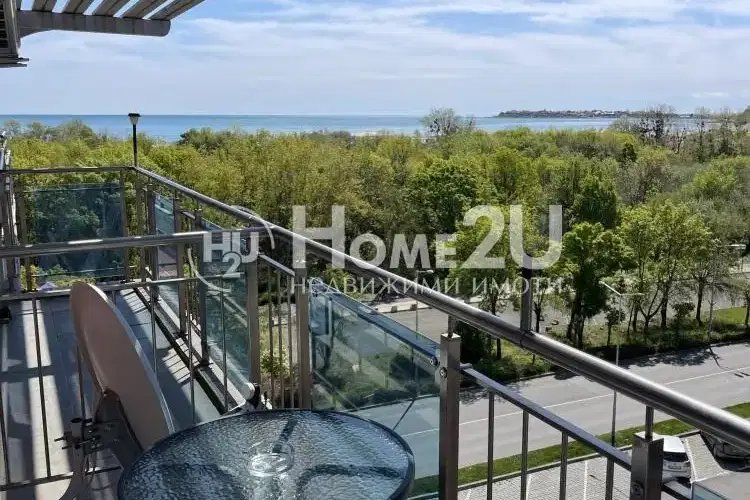 Two-room apartment with terrace in Sunny Beach, near the sea