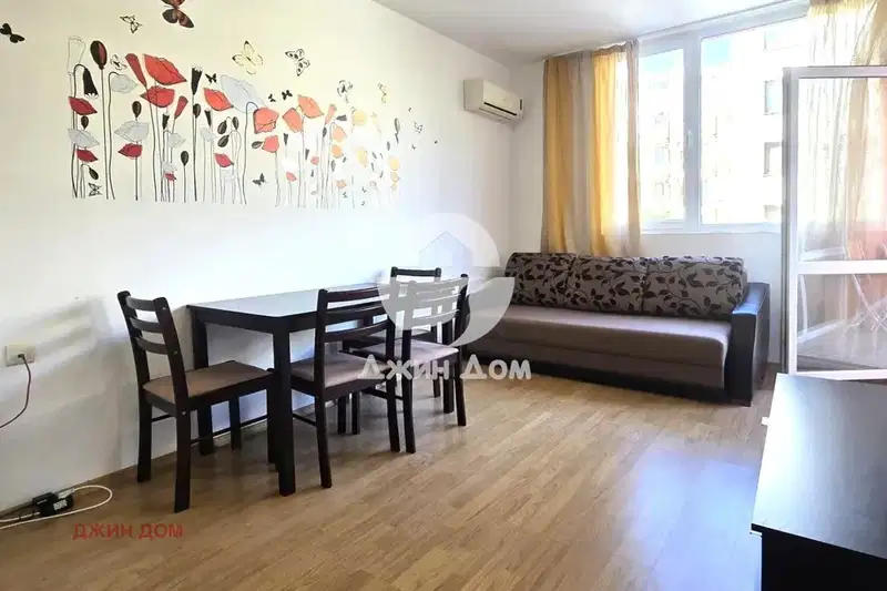 Two-room apartment in Sunny Beach resort with terrace and parking