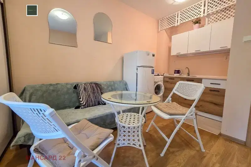 Двустаен апартамент с дворче в Слънчев бряг, Messembria Resort