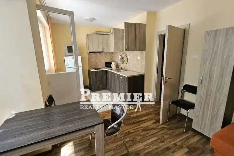 Two-room apartment with terrace in Nesebar, Chernomorets district