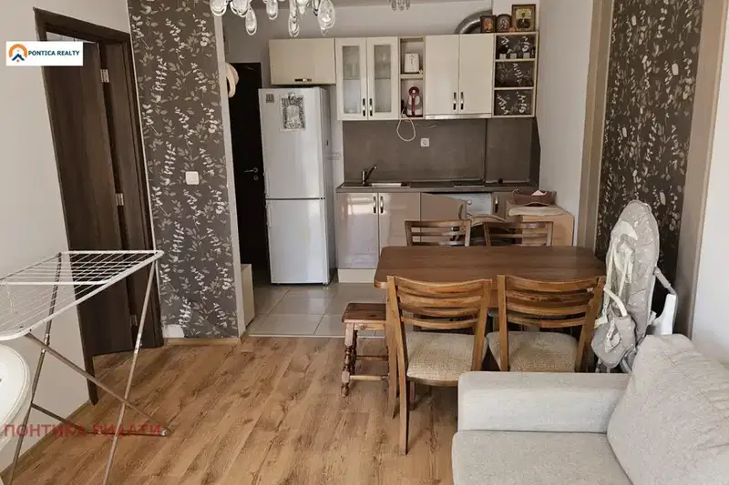Two-room apartment with terrace in Nesebar, Burgas region
