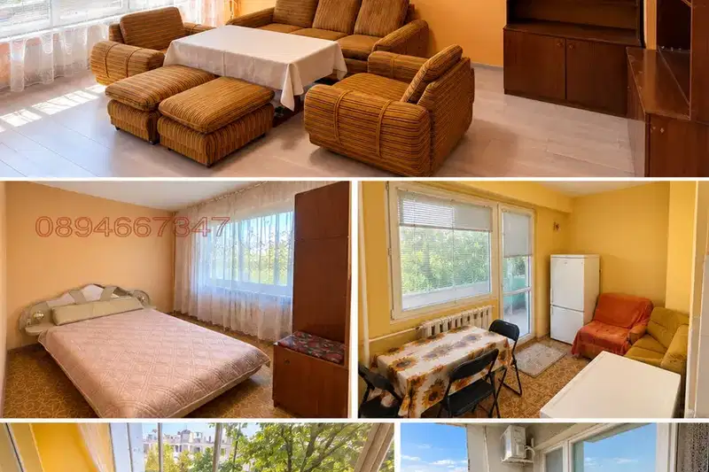 2-room apartment with two terraces in Druzhba 1, Pleven