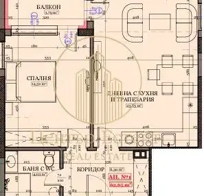 Photo 3 — Two-room apartment in Druzhba 2, Pleven with elevator