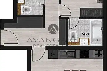 3-bedroom apartment in Plovdiv, Centyr