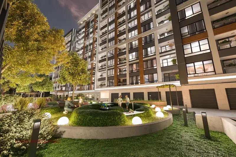 Two-room apartment in Gagarin with terrace and parking
