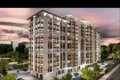 Three-room apartment in Gagarin, Plovdiv with underground garage